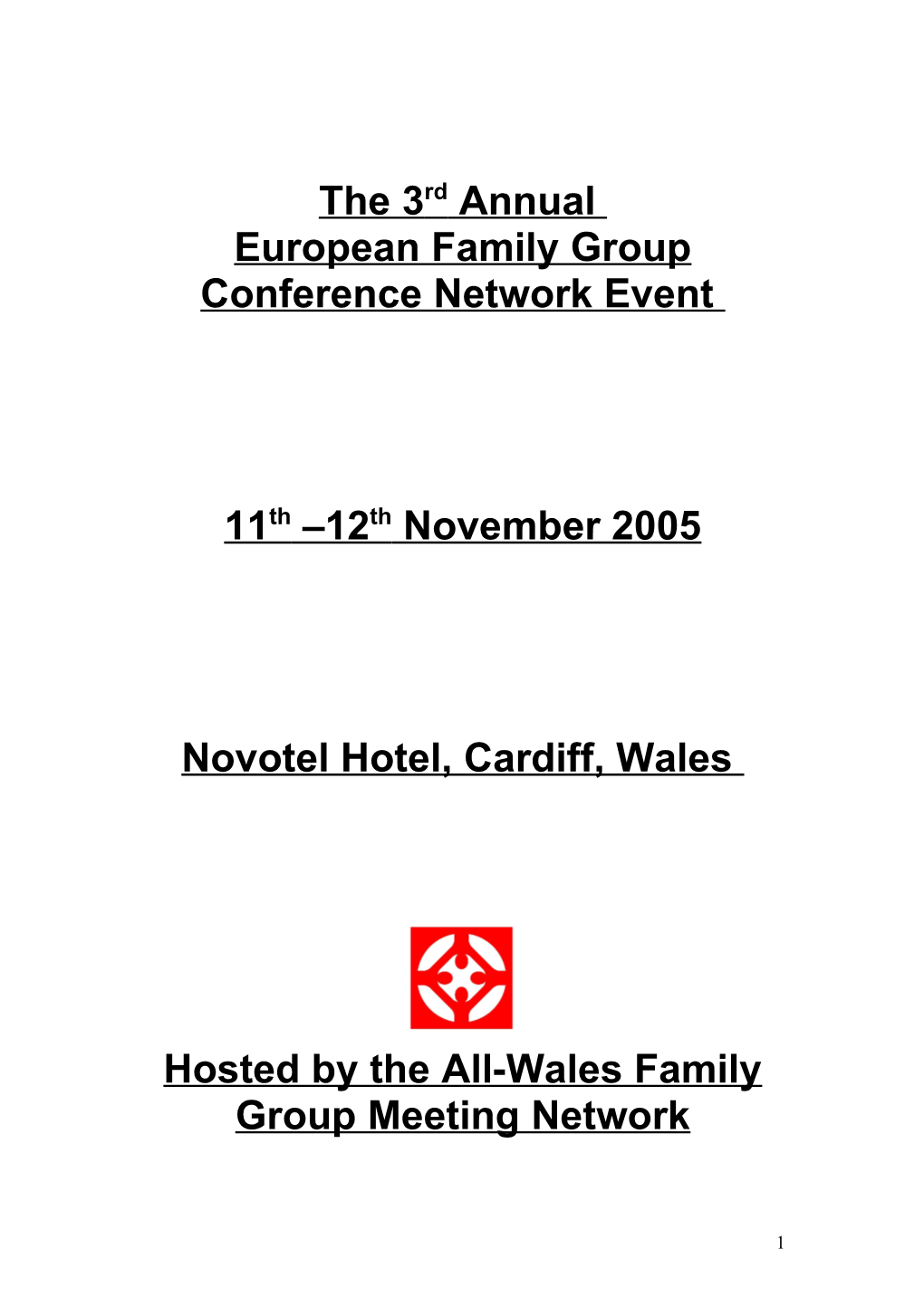 European Family Group Conference Network Event