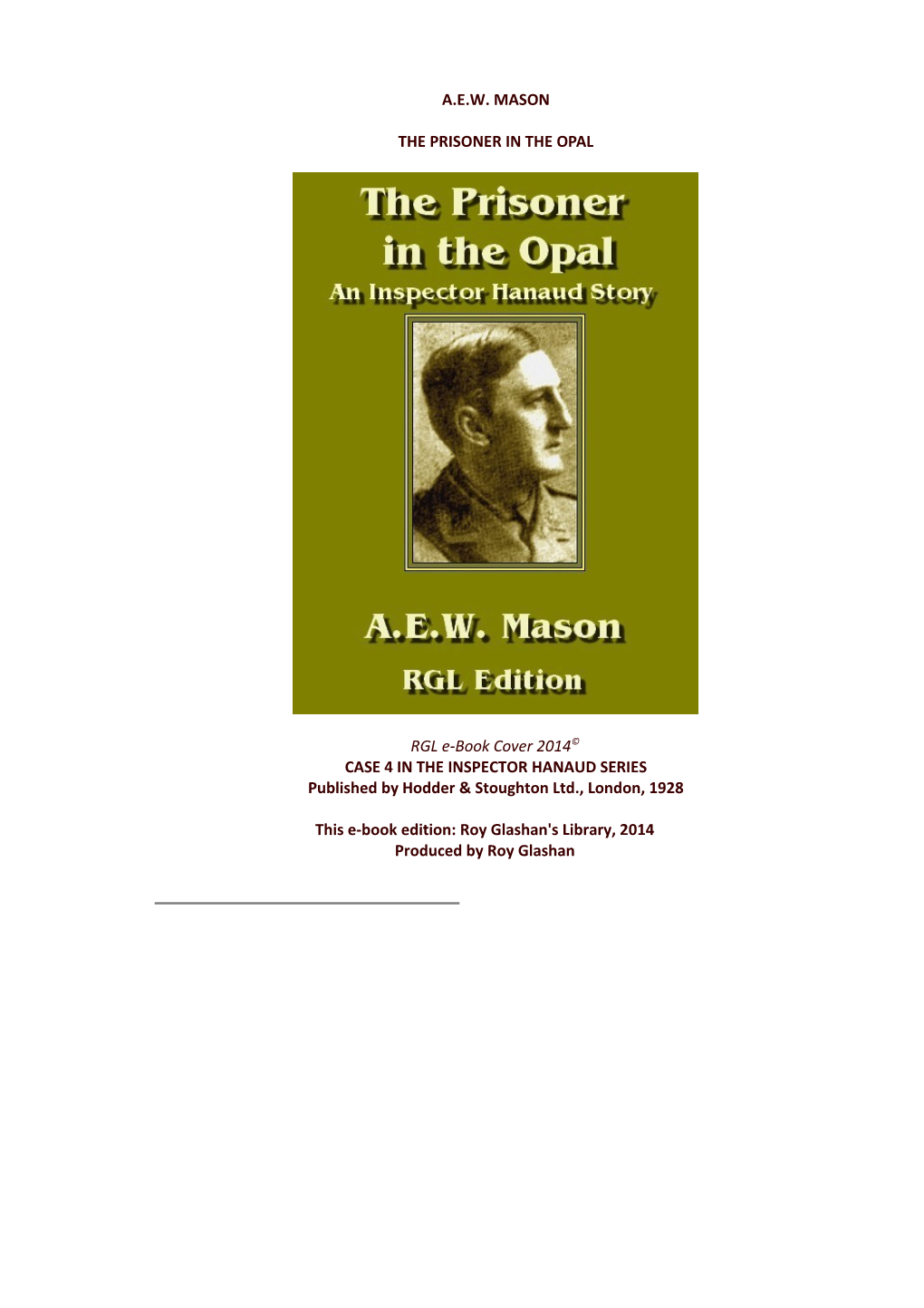 The Prisoner in the Opal