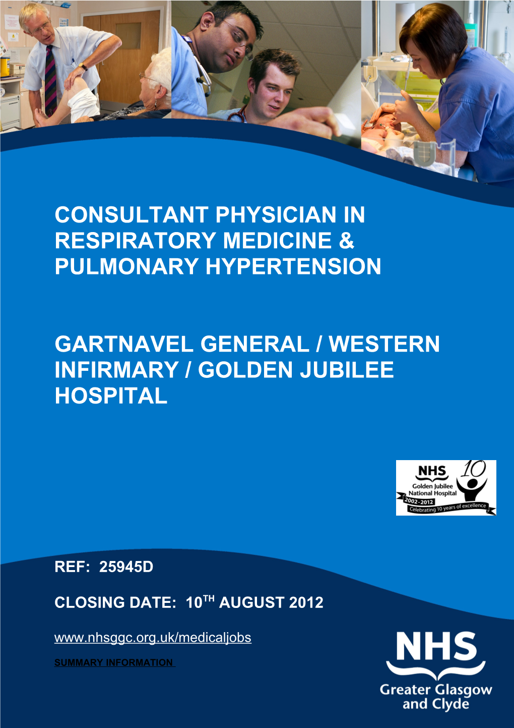 Consultant Physician in Respiratory Medicine & Pulmonary Hypertension