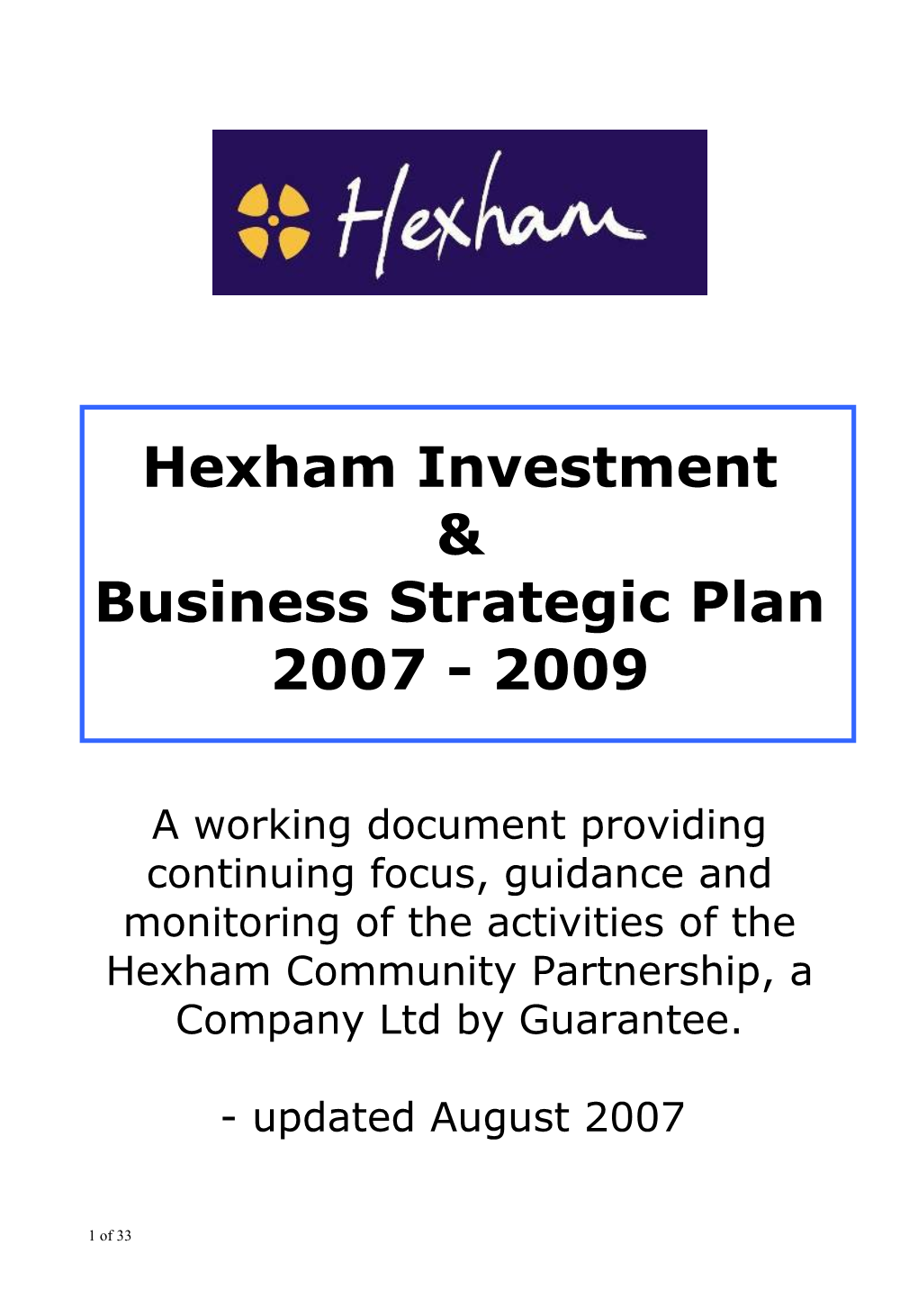 Hexham Investment