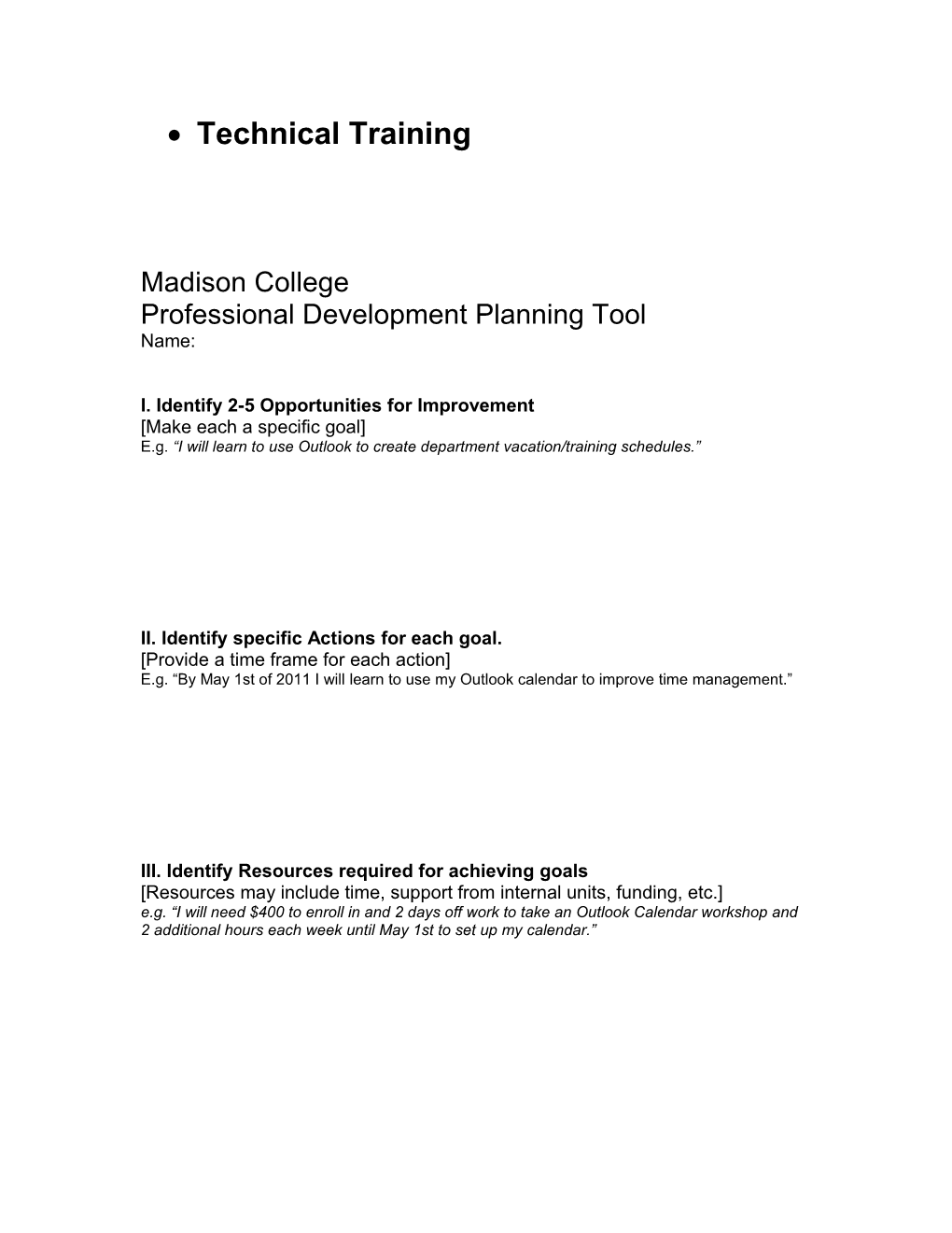 What Is in Your Professional Development Plan?
