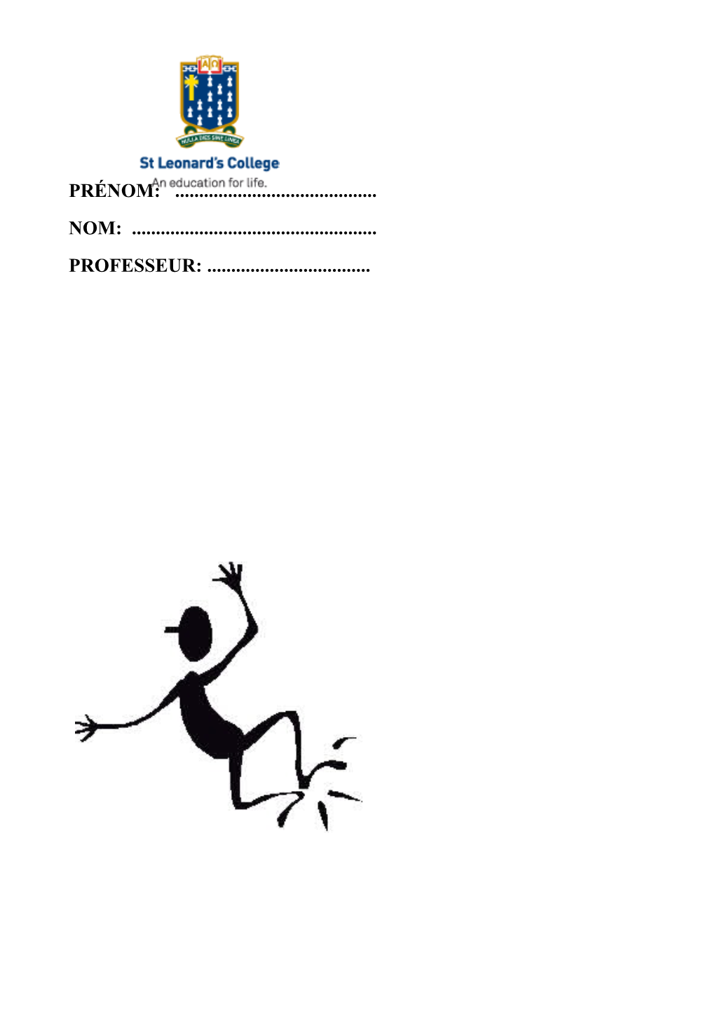 Year 8 French - Exam Preparation Booklet