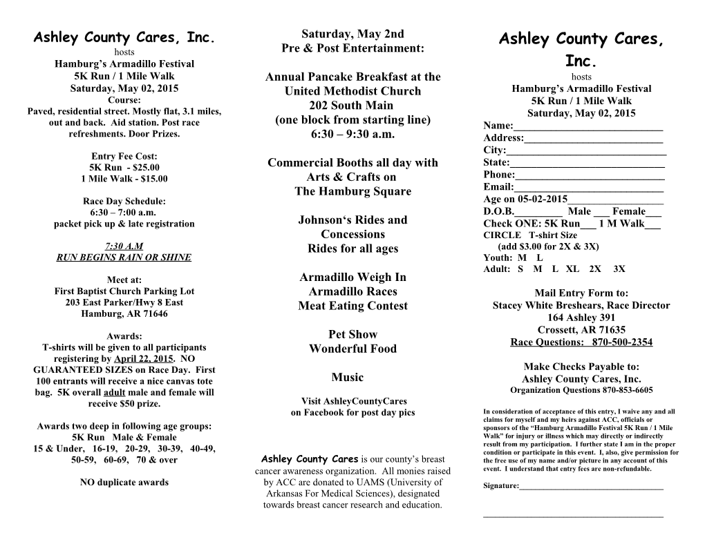 Ashley County Cares, Inc