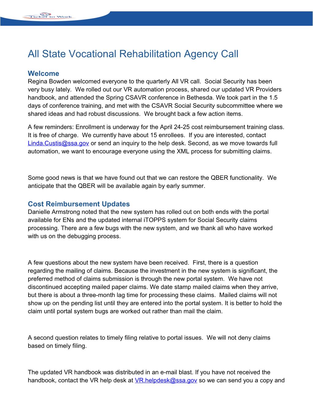 Allstate Vocational Rehabilitation Agency Call