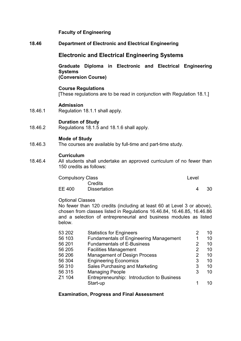 18.46Department of Electronic and Electrical Engineering