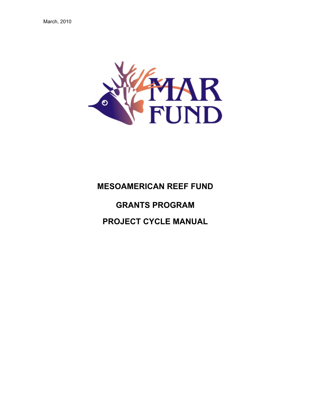 Mesoamerican Reef Fund