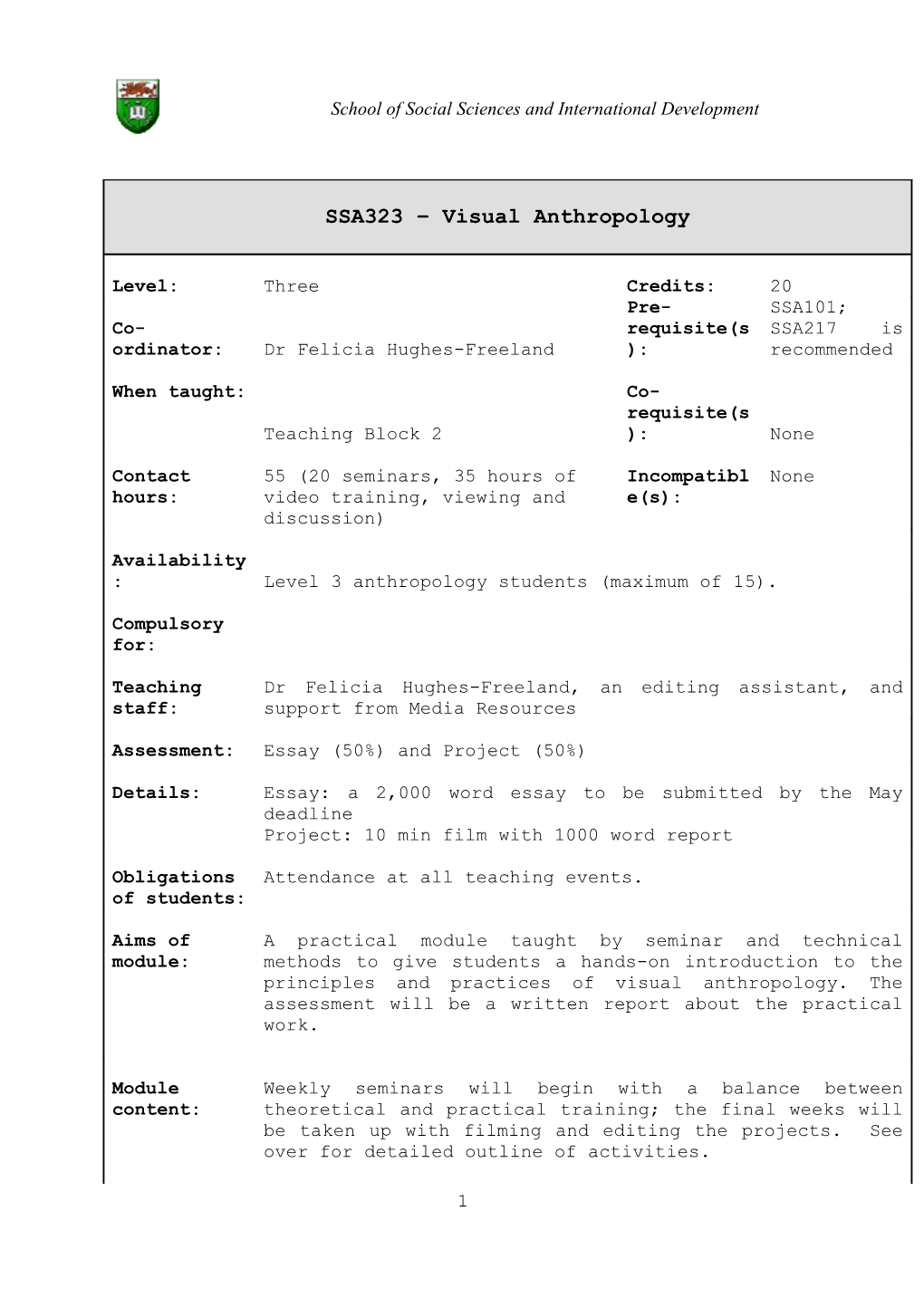 VA Readings List