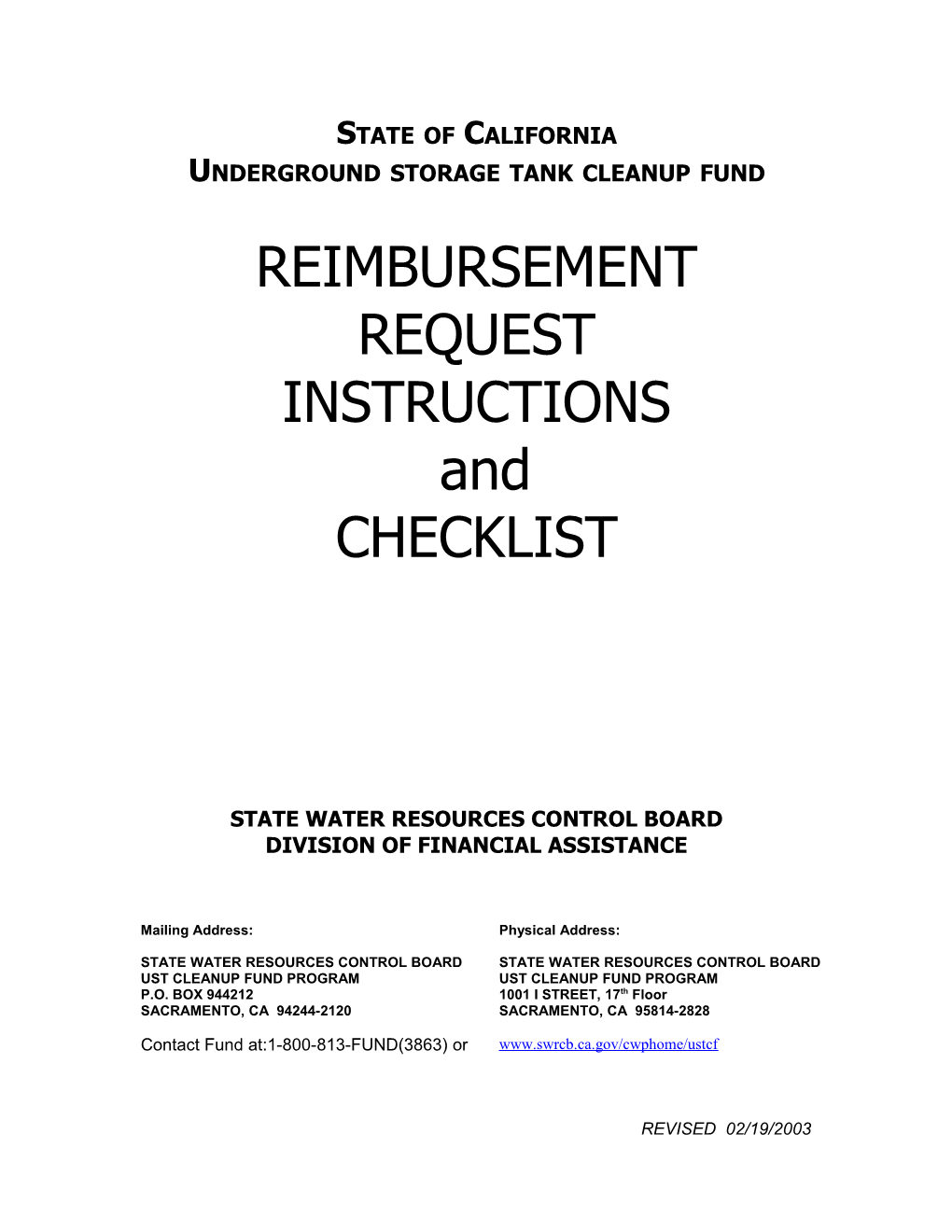 4 HOW to COMPLETE REIMBURSEMENT REQUESTS Continued