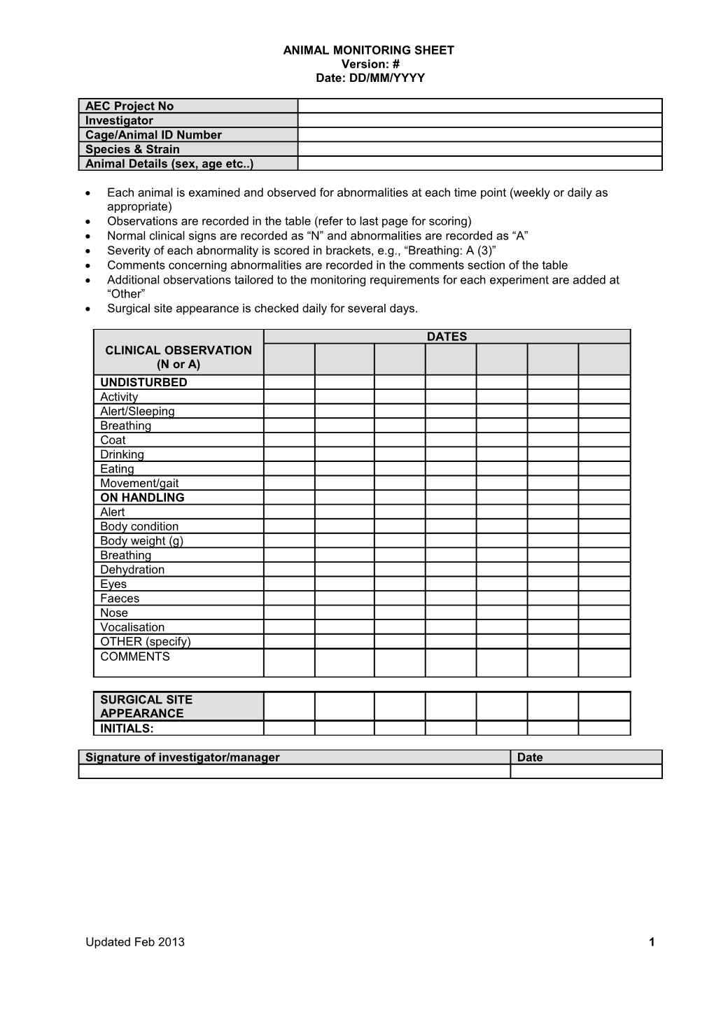 Policy on Use of Transgenic Animals