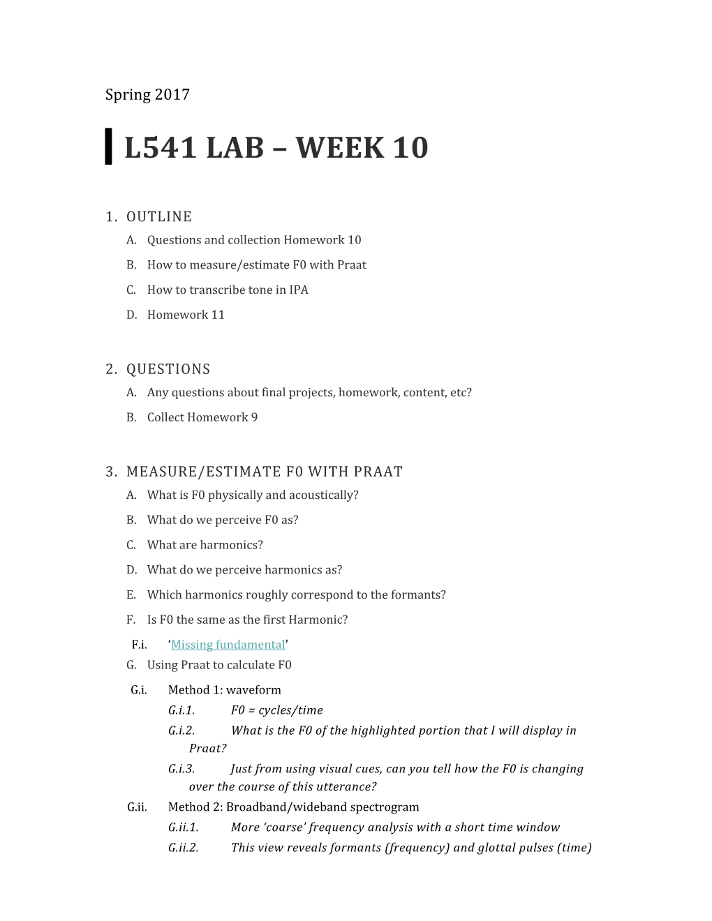 A.Questions and Collection Homework 10