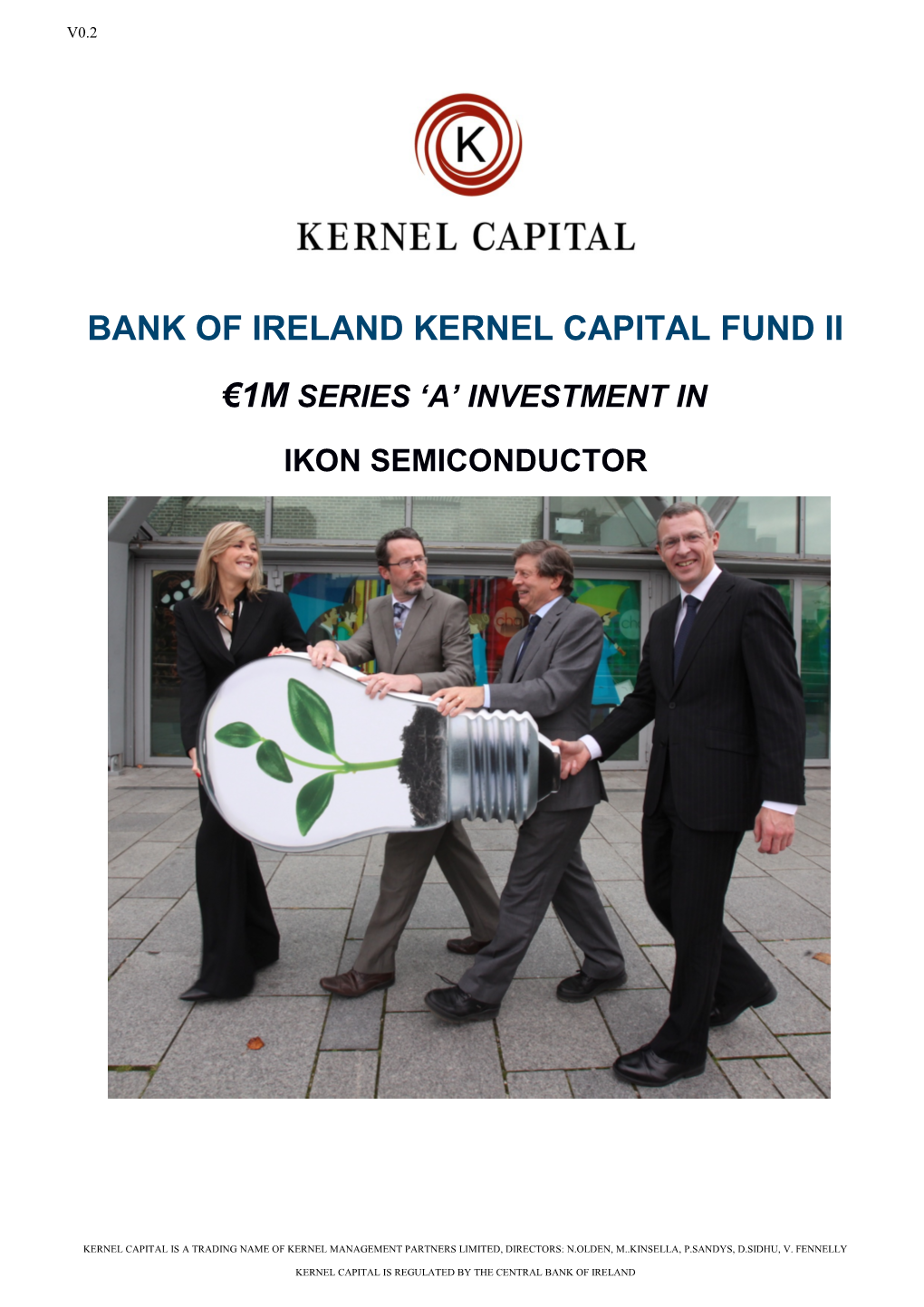 Bank of Ireland Kernel Capital Fund Ii