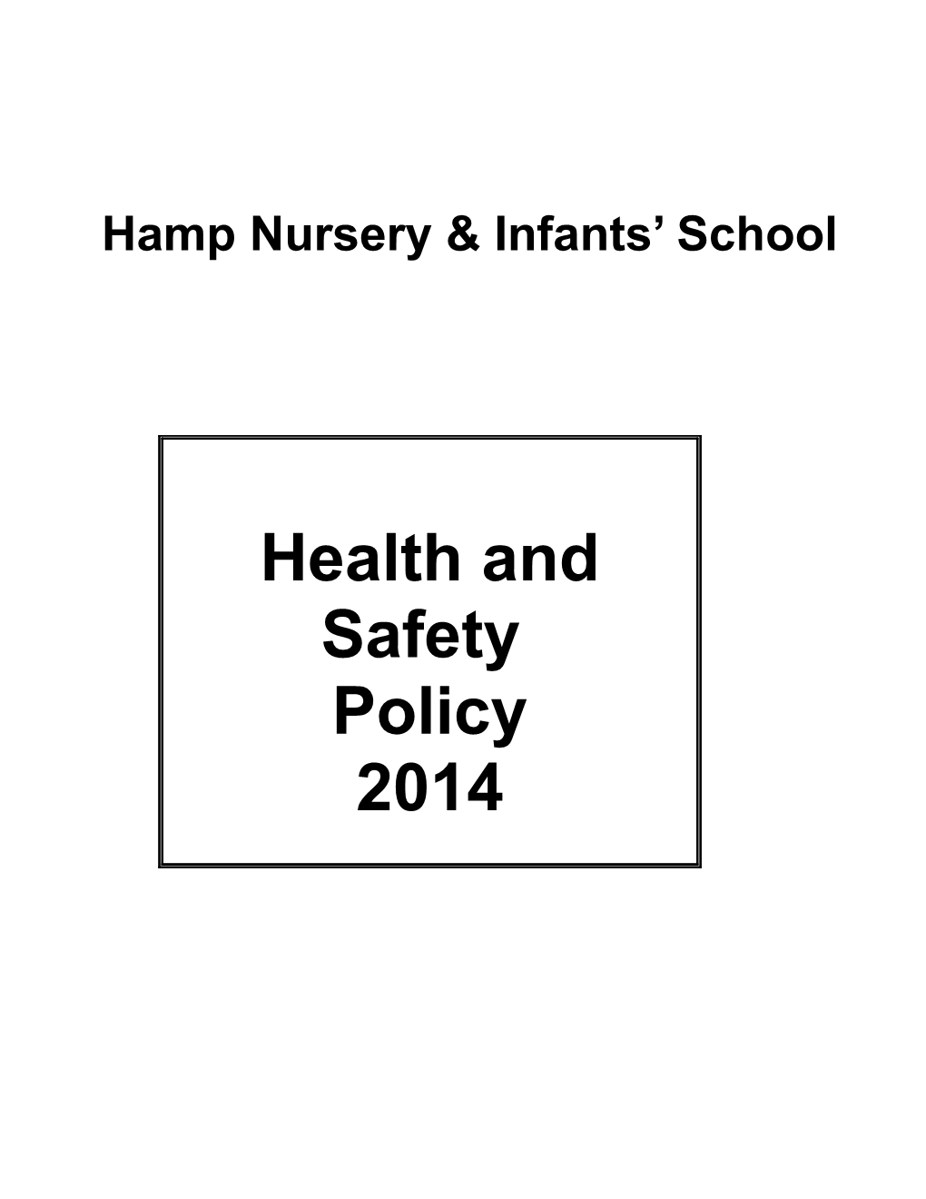 Hamp Nursery and Infant S School