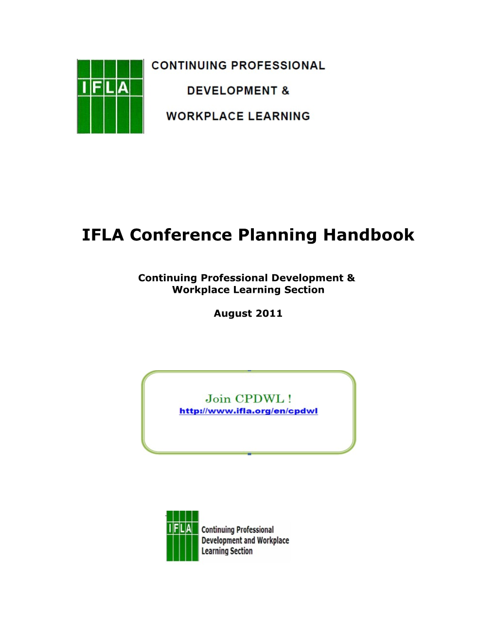 IFLA Conference Planning Handbook