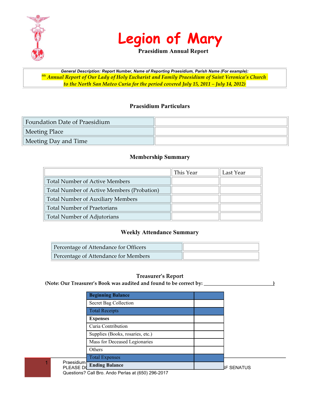 Praesidium Annual Report