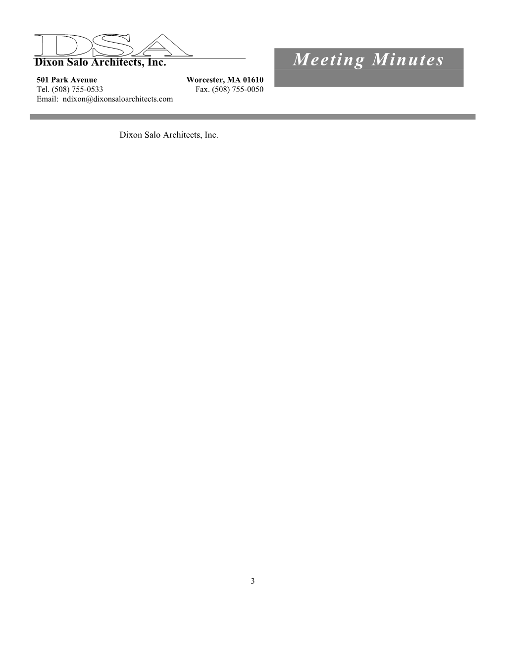 DSA Fax Cover Sheet