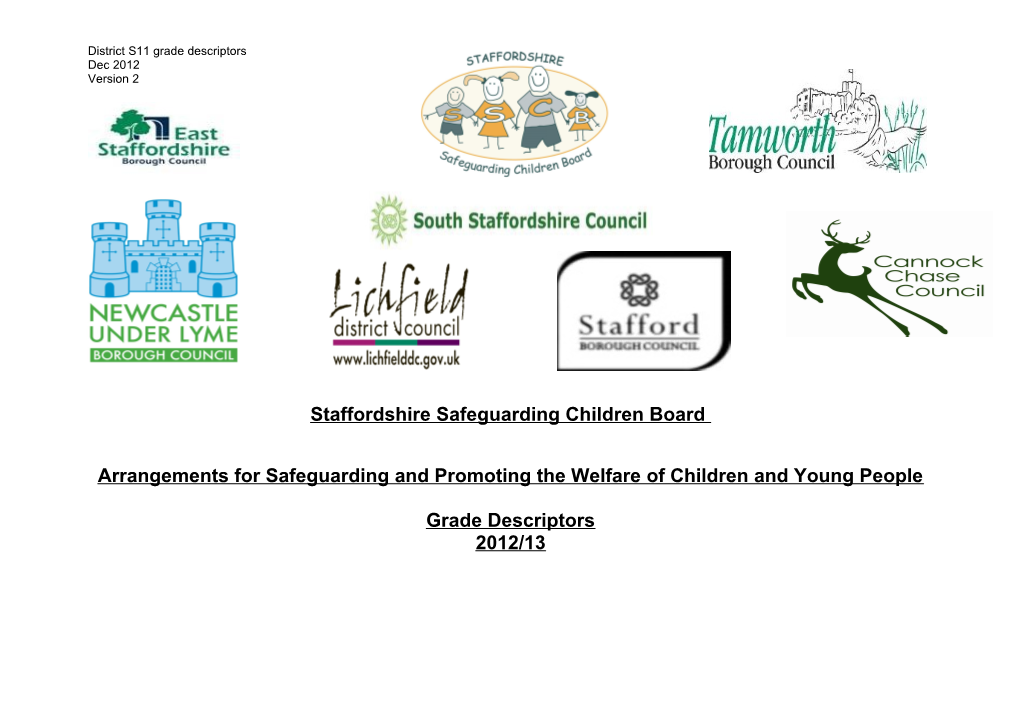 Arrangements for Safeguarding and Promoting the Welfare of Children and Young People