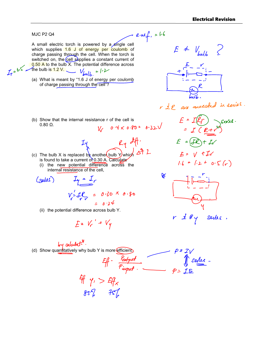 Electrical Revision