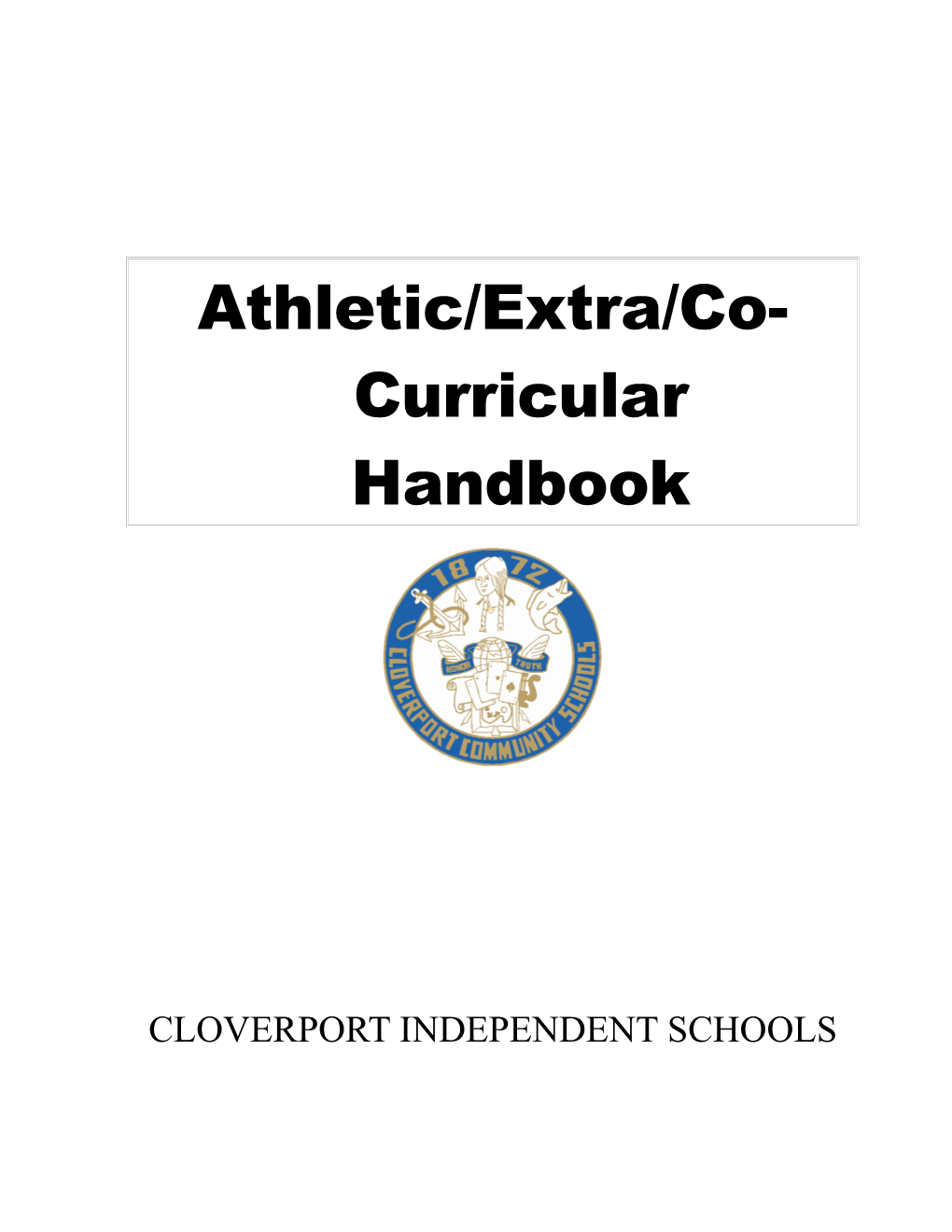 Athletic/Extra/Co-Curricularhandbook