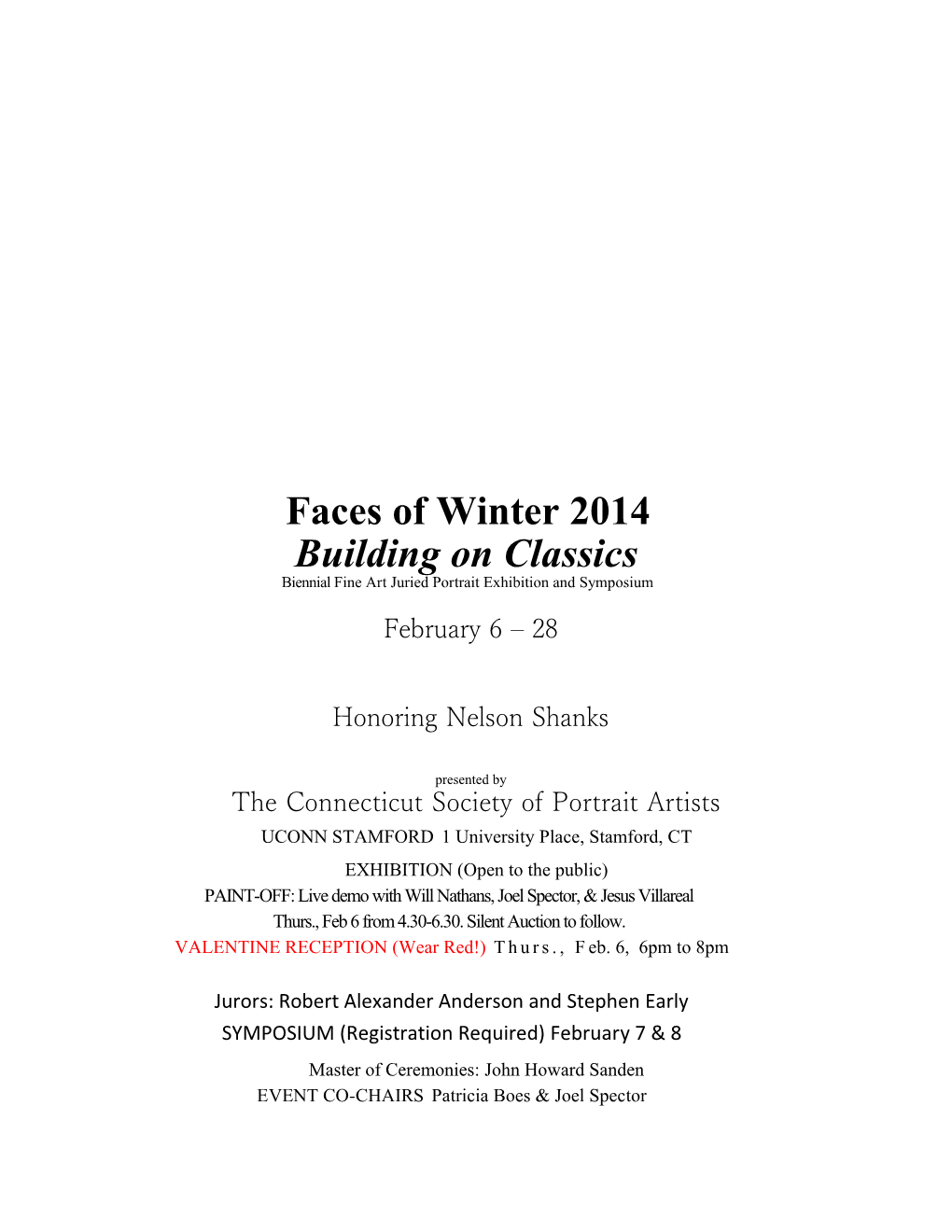 Faces of Winter 2014