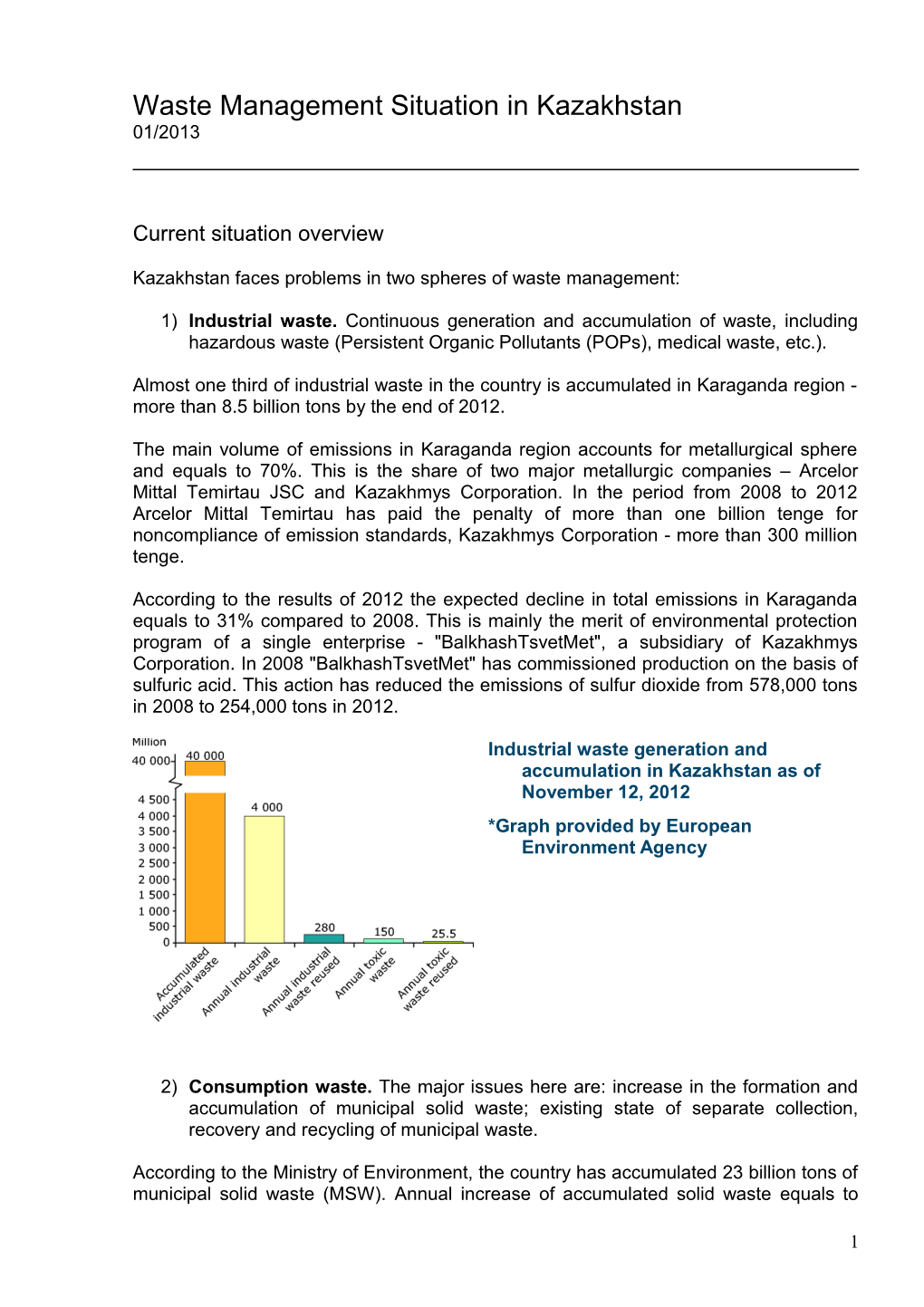 Strategic Development Plan of the Republic of Kazakhstan Till 2020, Approved by the Decree