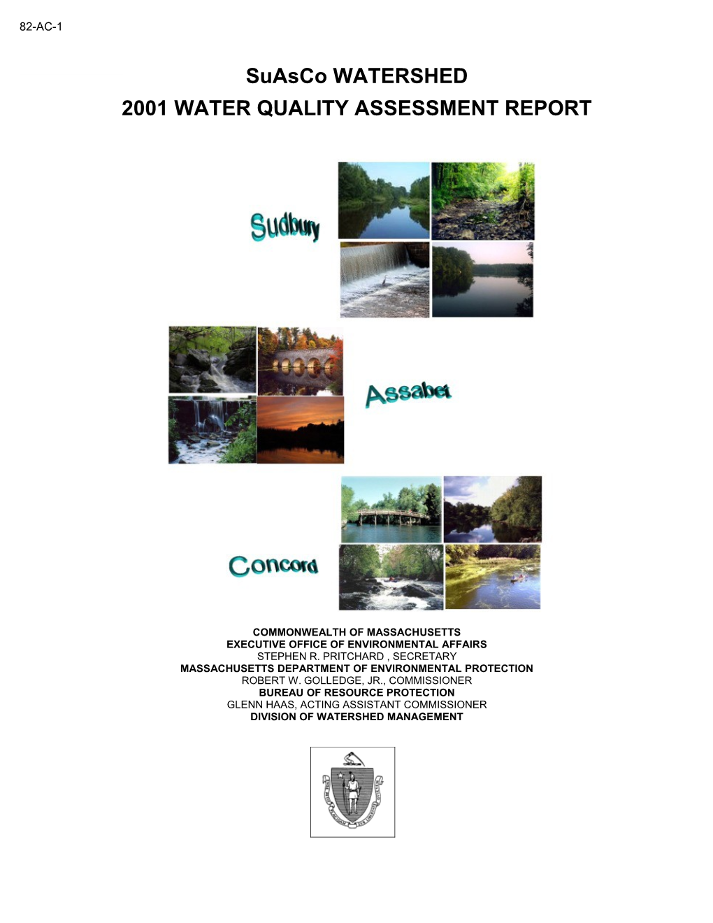 2001 Water Quality Assessment Report