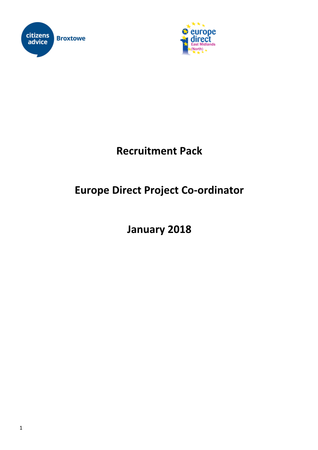 Europe Direct Project Co-Ordinator