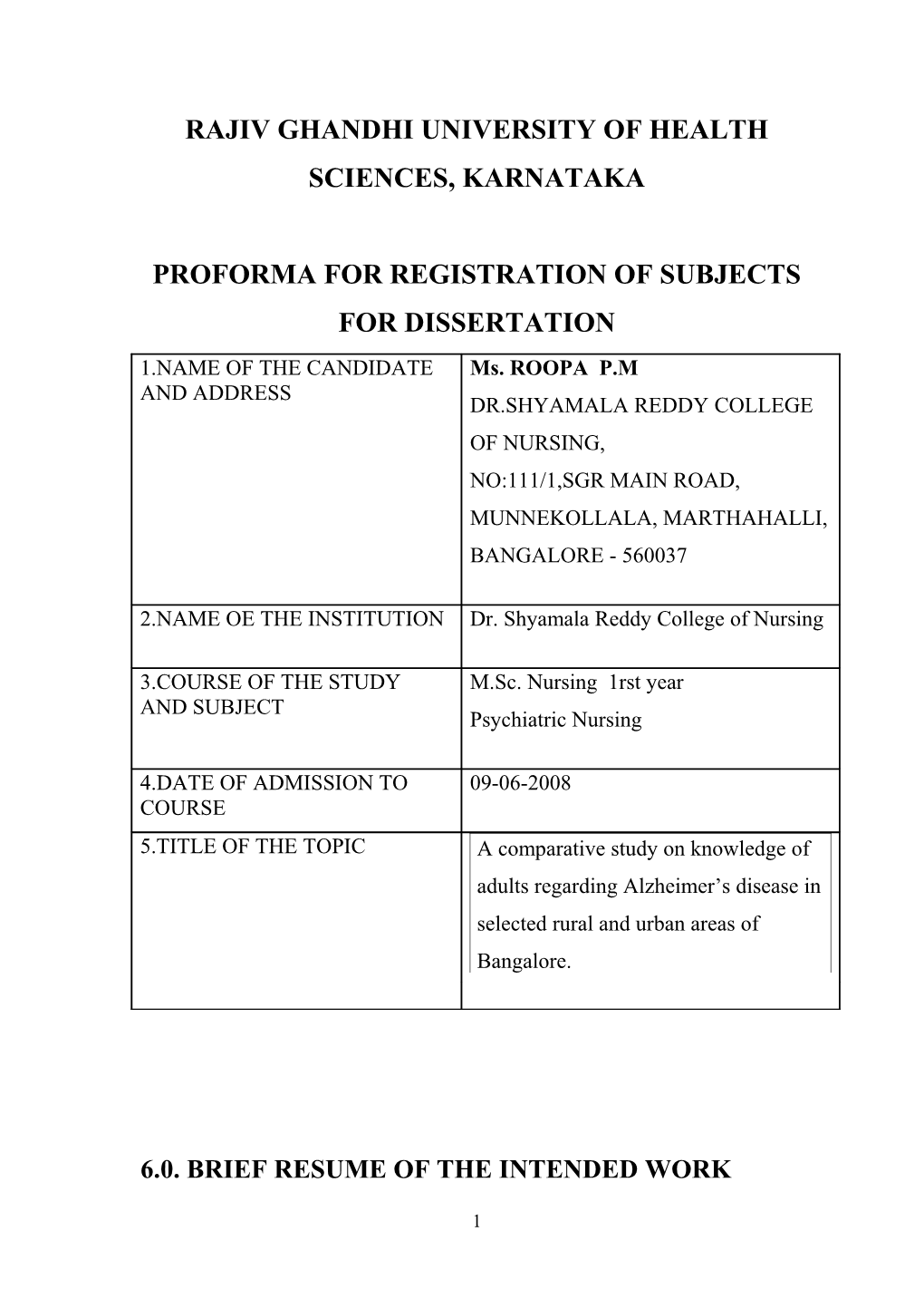 Rajivghandhiuniversity of Health Sciences, Karnataka