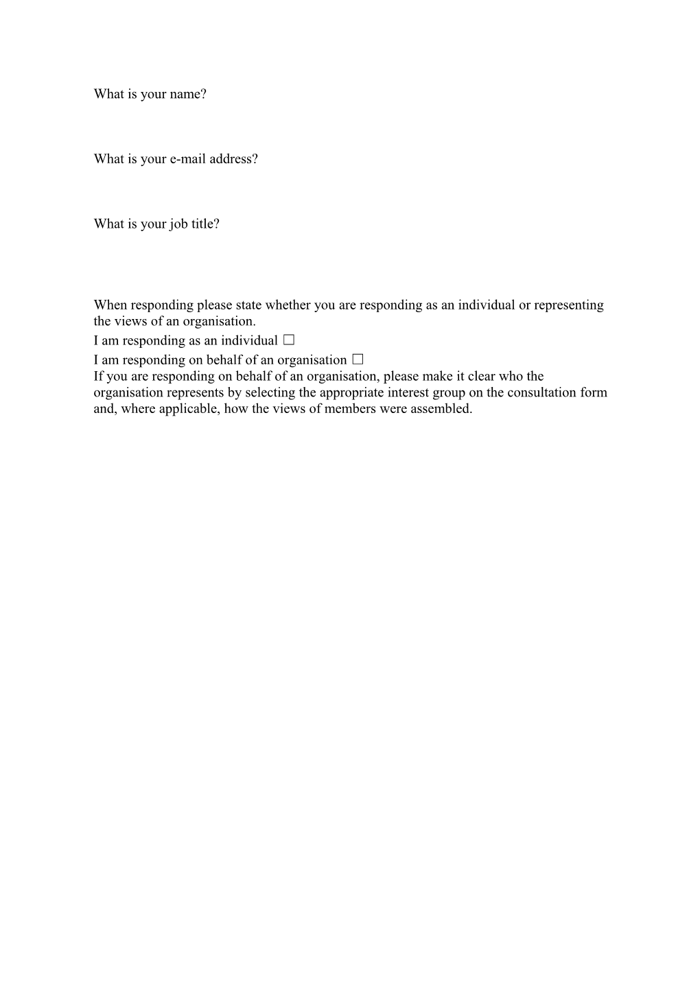 Apprenticeships Levy Consultation Response Form