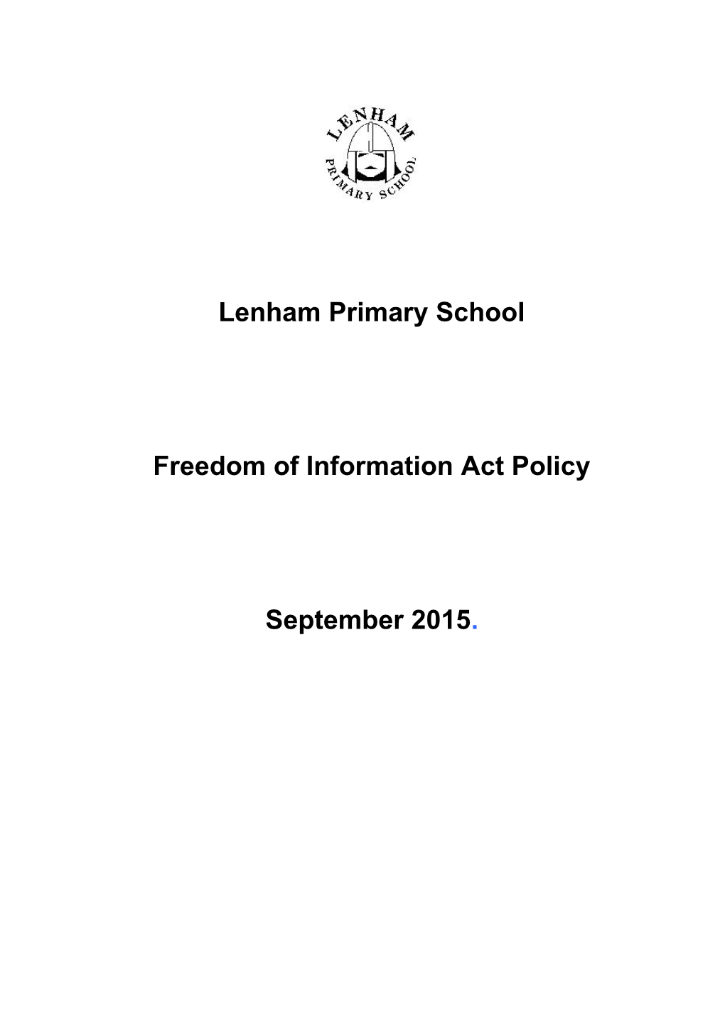 Freedom of Information Act Policy