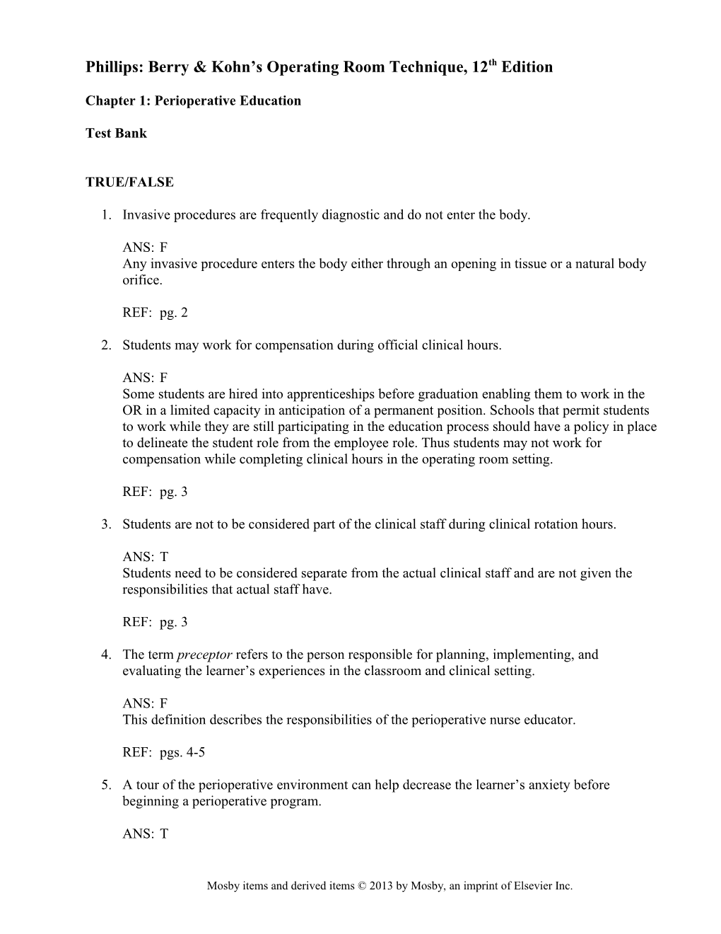 Phillips: Berry & Kohn S Operating Room Technique, 12Th Edition