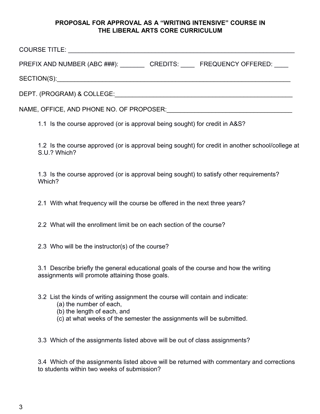 Guidelines and Proposal Form