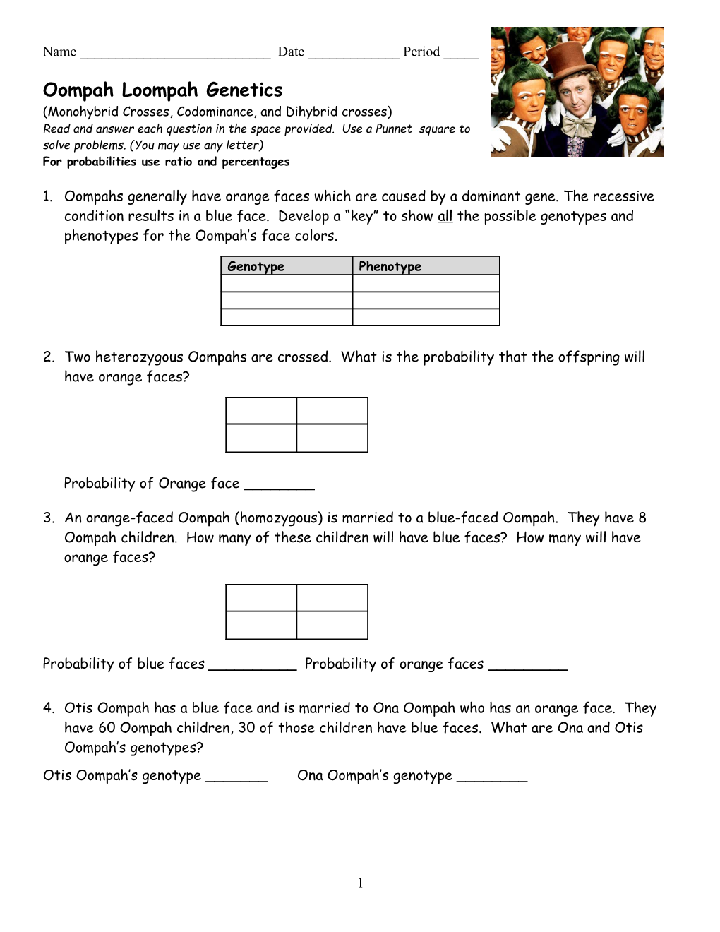 For Probabilities Use Ratio and Percentages