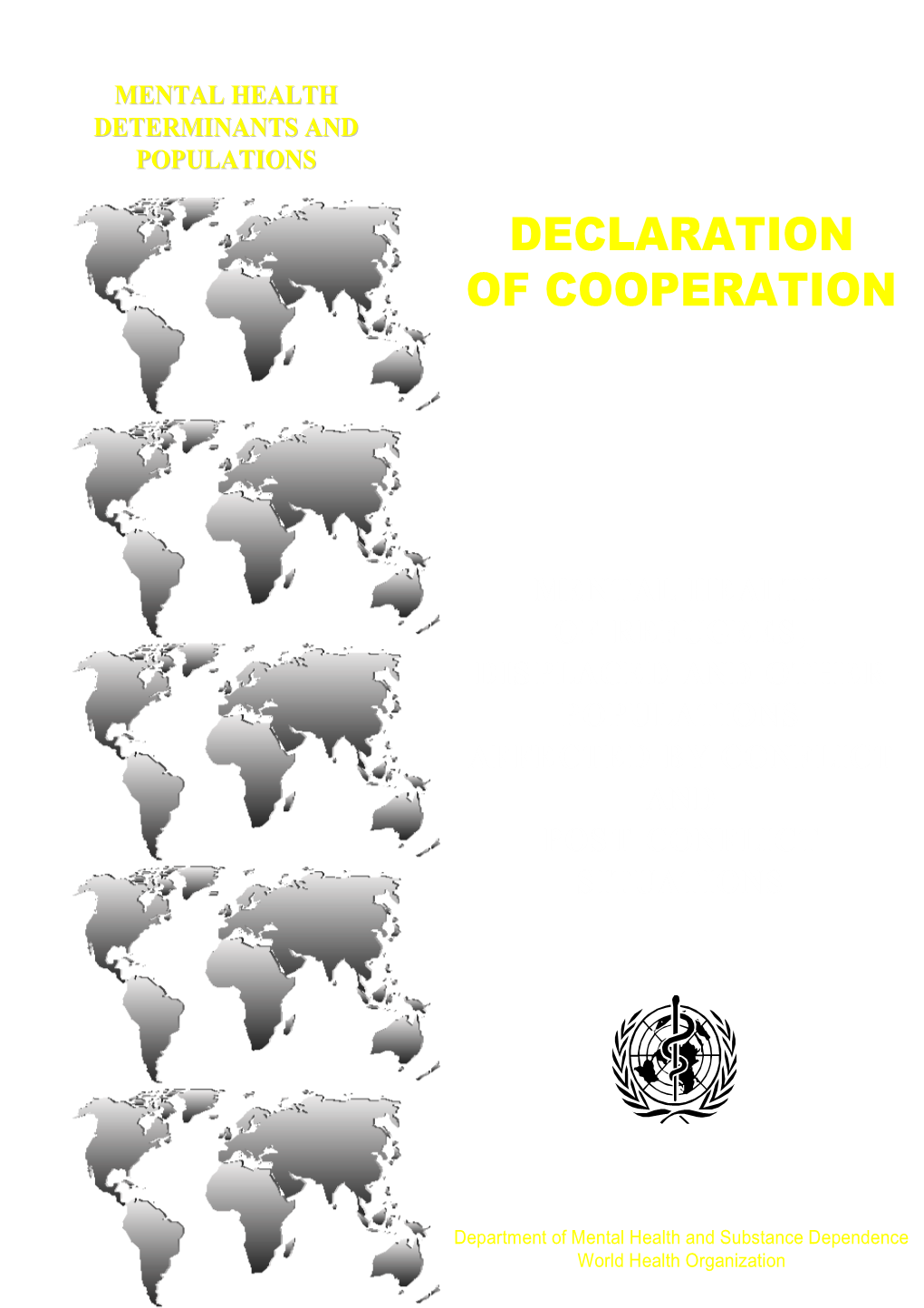 Who Declaration of Cooperation