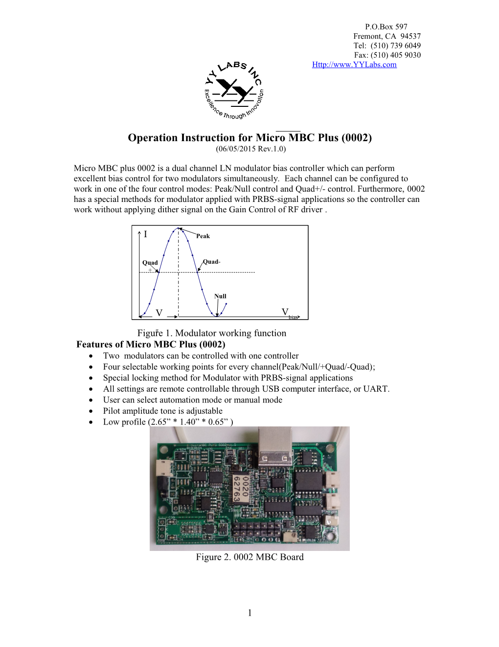 Operation Instruction for Micro MBC Plus (0002)