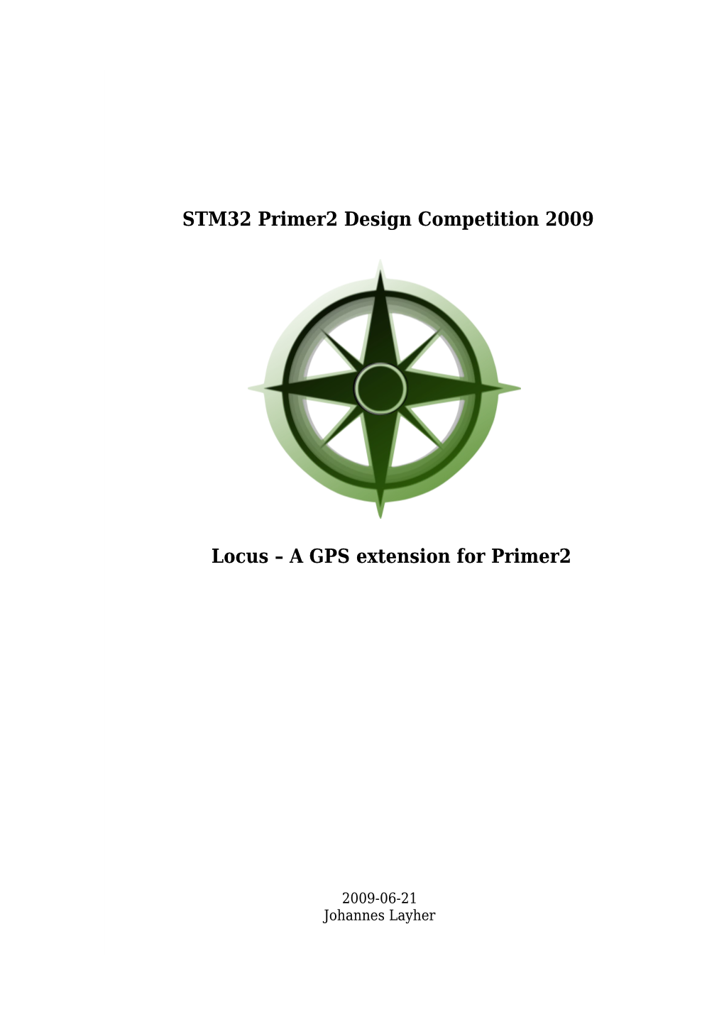 STM32 Primer2 Design Competition 2009