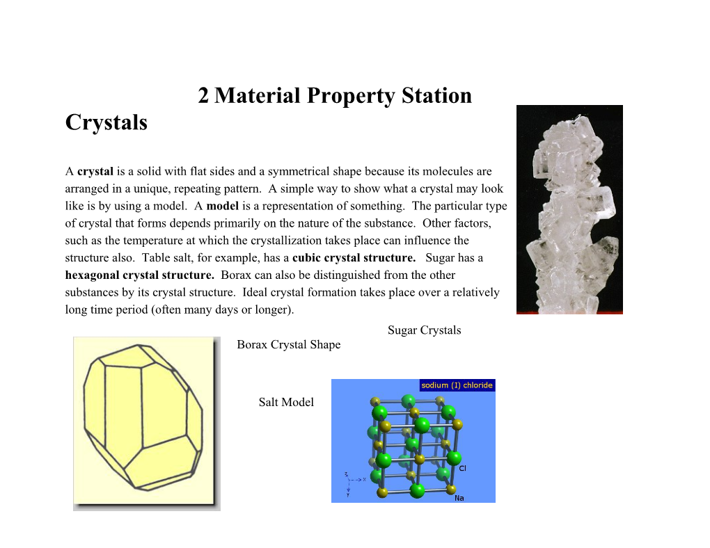 2 Material Property Station