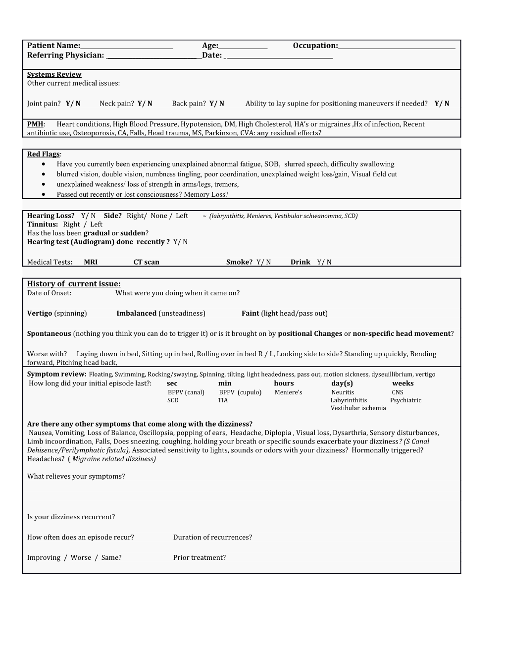 Unexplained Weakness/ Loss of Strength in Arms/Legs, Tremors