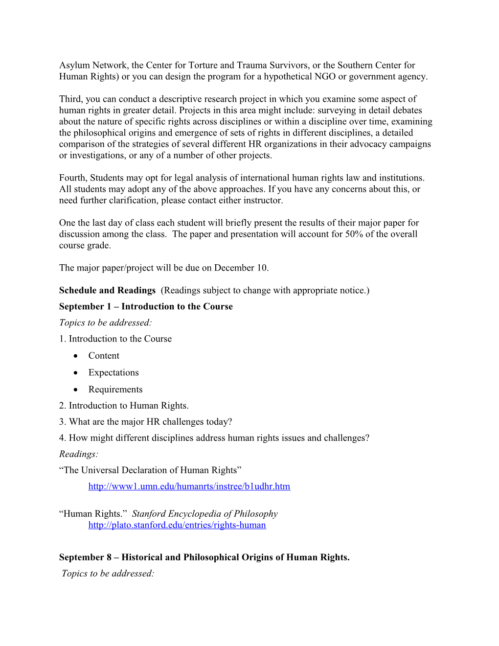 Interdisciplinary Perspectives on Human Rights