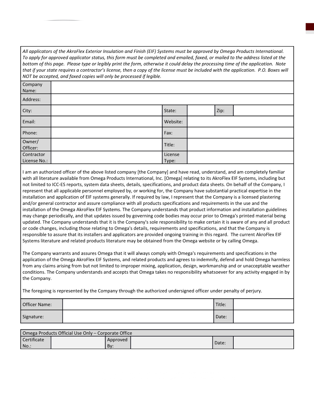 R&D Lab New Product Project Request Form