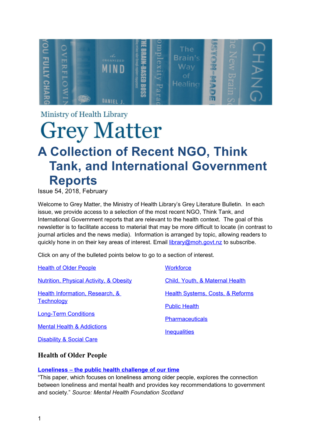 Grey Matter, Issue 54, February 2018