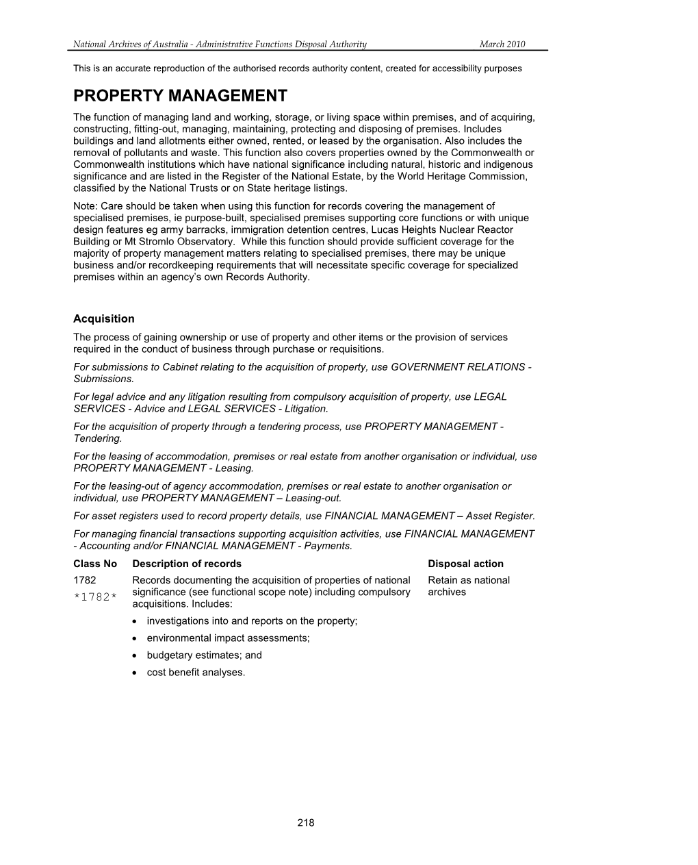 AFDA 2010 - Property Management