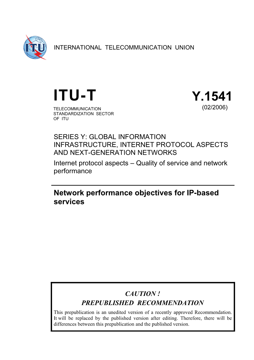 The Approval of ITU-T Recommendations Is Covered by the Procedure Laid Down in WTSA Resolution