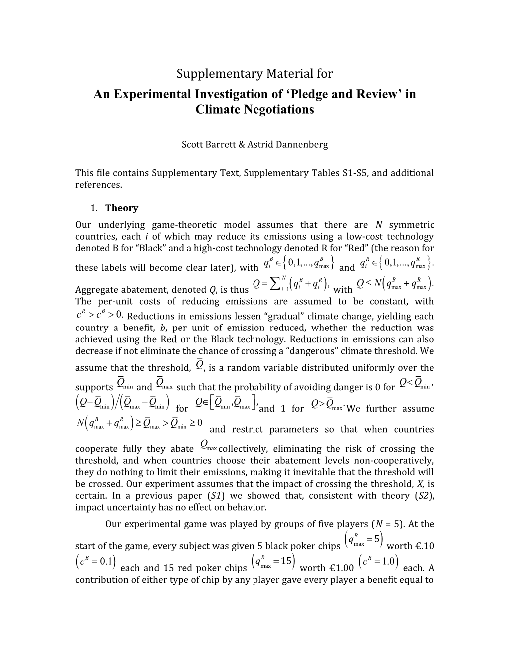 An Experimental Investigation of Pledge and Review in Climate Negotiations