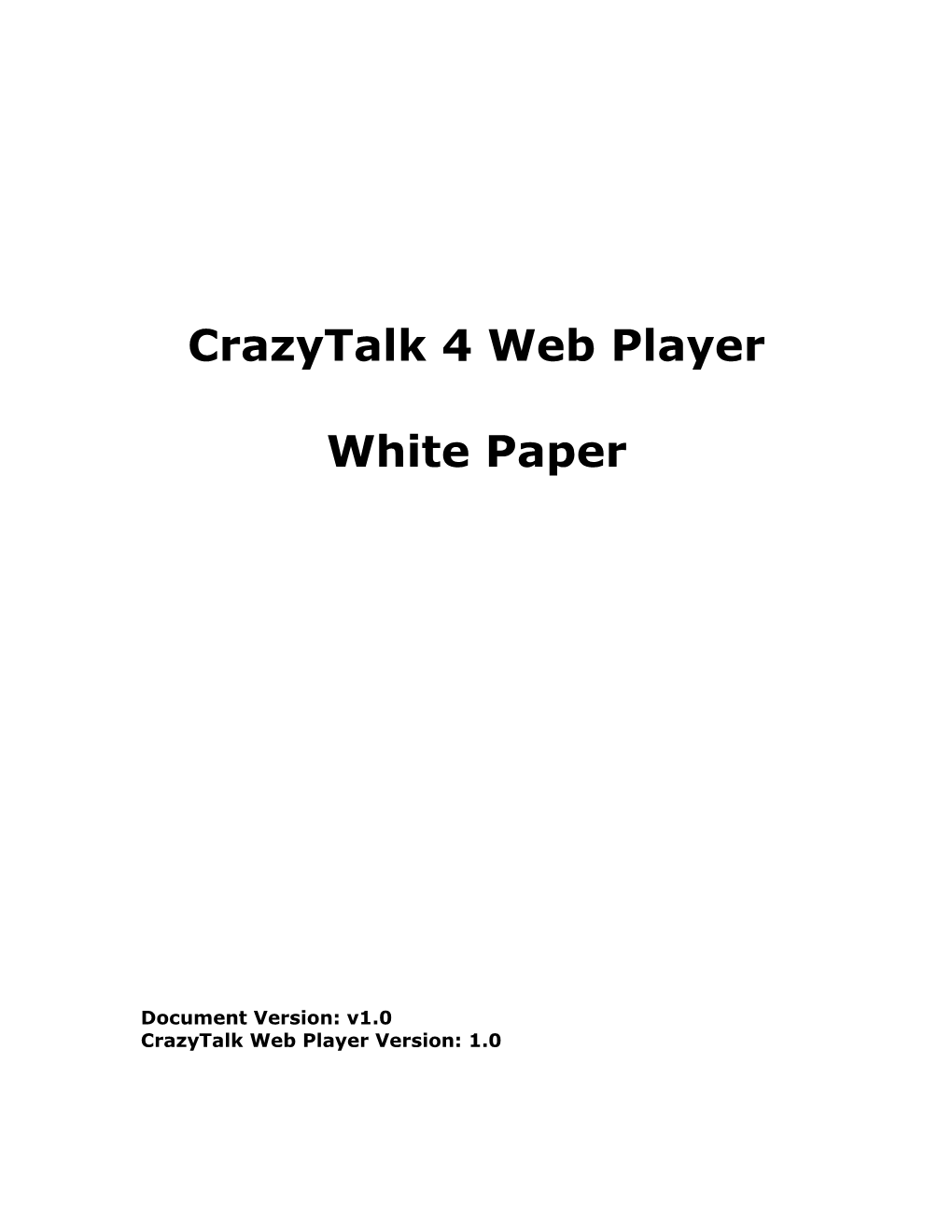 Crazytalk 4 Web Player Method Summary