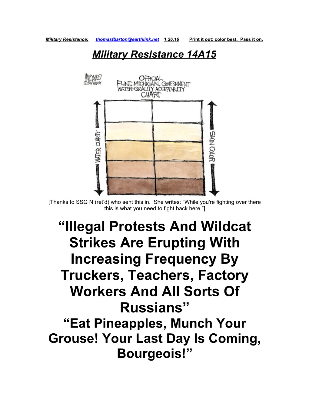 Military Resistance 14A15