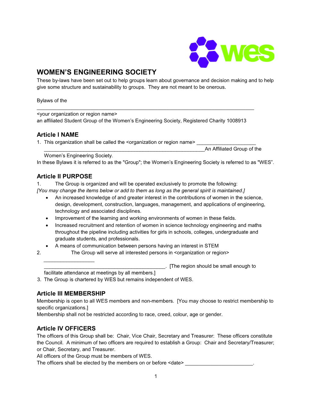 Women S Engineering Society