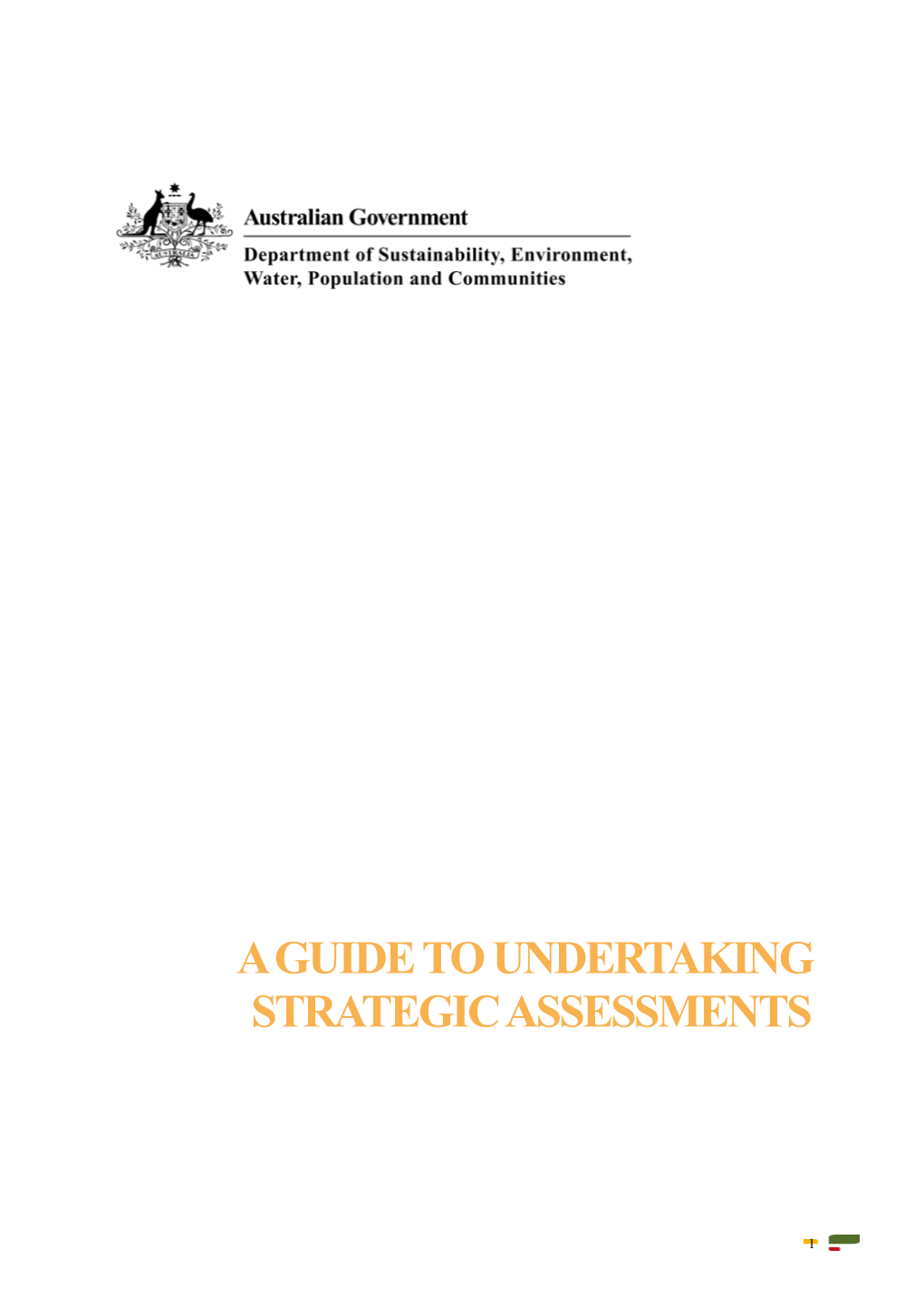 A Guide to Undertaking Strategic Assessments