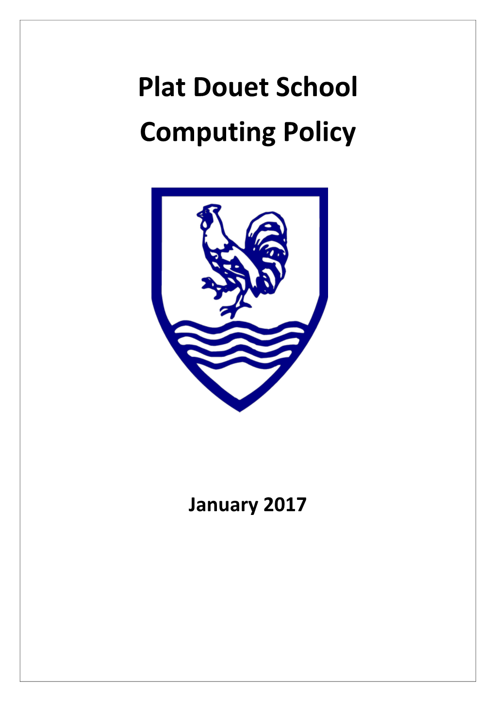 Computing Policy