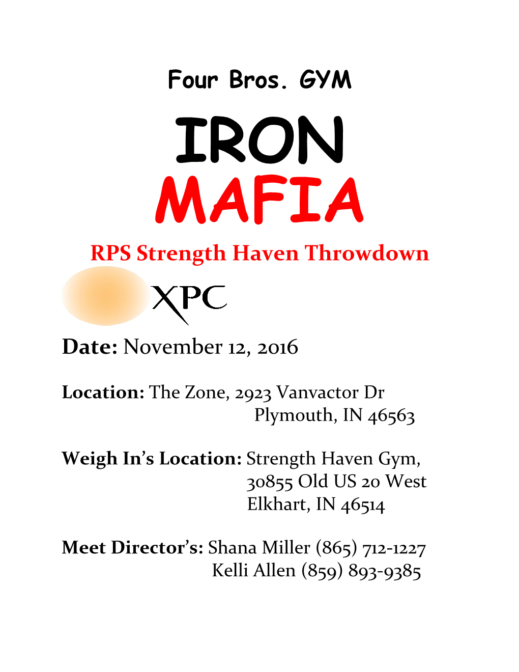 RPS Strength Haven Throwdown