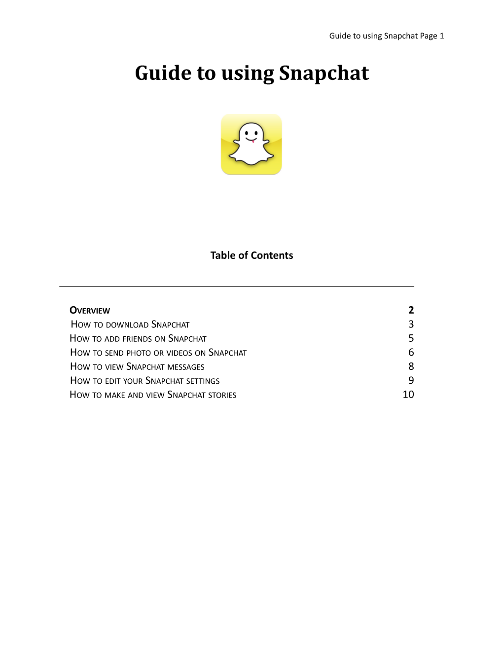 Snapchat Instructions Maricle (Just Text)